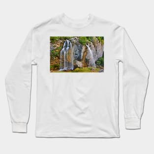 The "twin" waterfalls of Souda Long Sleeve T-Shirt